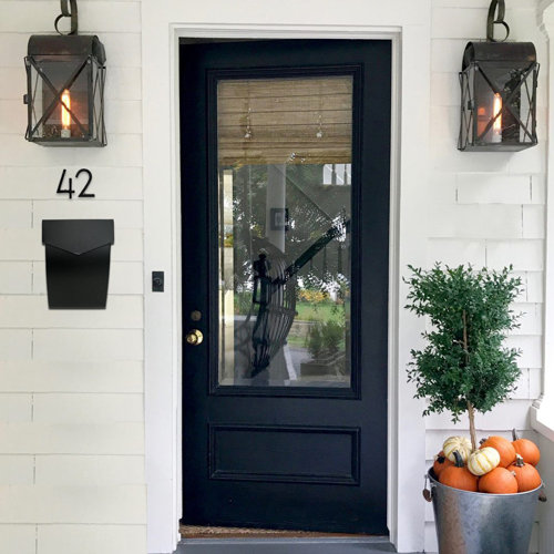 NACH Bradley Steel Wall Mounted Mailbox & Reviews Wayfair